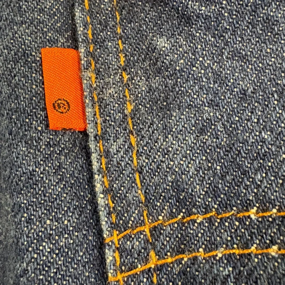 Vintage Levis 517 Orange Tab Jeans Mens 40x24 Dark Wash Made in USA Bootcut